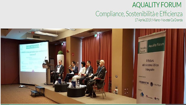 Aquality Forum: compliance, efficienza e sostenibilità. Milano, 17 aprile 2019