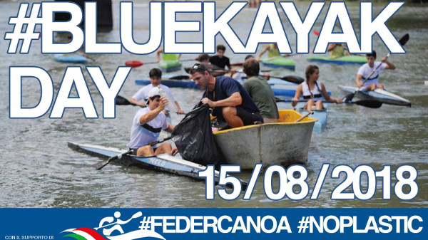 Blue Kayak Day #Noplastic