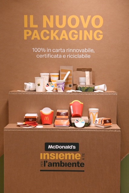 McDonald’s e Comieco: alleate per la sostenibilità