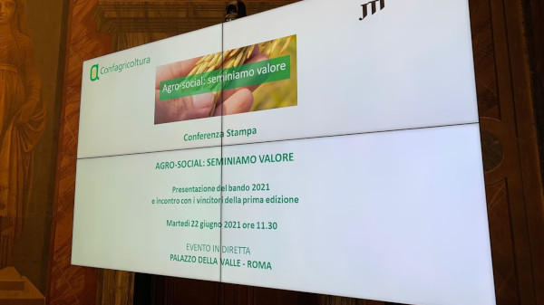 Confagricoltura-JTI Italia, Agricoltura sociale,  progetti sostenibili