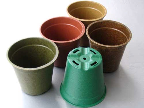 Vipot Biodegradabile Vasi di piante 1lt x 10 Planet ambiente amichevole #No in plastica 