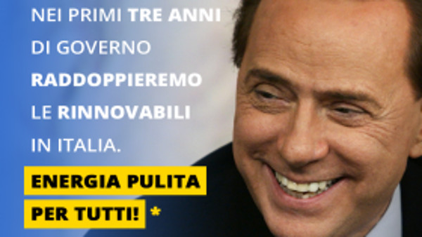 Silvio Berlusconi - energie rinnovabili