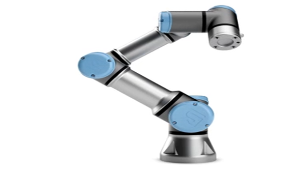 UR3e di Universal Robots è un robot collaborativo ultra leggero e compatto, ideale per applicazioni da tavolo.
