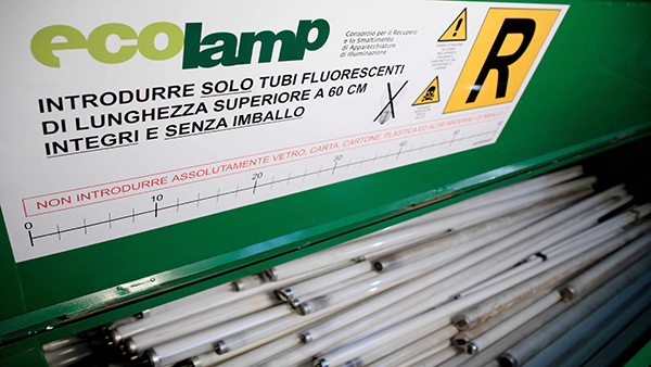 Ecolamp raccoglie mille tonnellate di lampade fluorescenti esauste