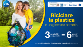 Riciclare la plastica è un gioco da bambini