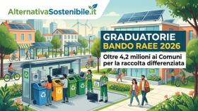 Graduatorie Bando RAEE 2026: oltre 4,2 milioni ai Comuni