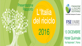 Rapporto l'Italia del Riciclo 2016