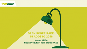 RAEE Open Scope. Ecolamp si prepara alla raccolta di altri tipi di rifiuti elettrici ed elettronici.