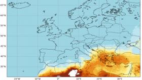 Copernicus, polvere sahariana, qualità dell'aria 