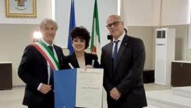 Maria De Giovanni è l'unica donna del Salento nominata Commendatore al merito della Repubblica