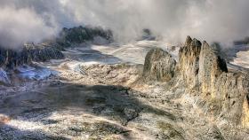 ghiacciaio della Moarmolada