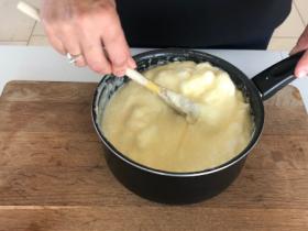 Fase preparazione Soufflé al formaggio