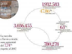 Rilegno: i dati di raccolta e riciclo degli imballaggi di legno nel 2018
