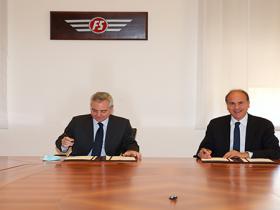 il Vicepresidente della BEI Dario Scannapieco e l’Amministratore Delegato e Direttore Generale di FS Italiane Gianfranco Battisti