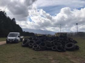 Ecologia. Ecotyre rimuove oltre 2.mila pneumatici abbandonati nella campagna di Alvito