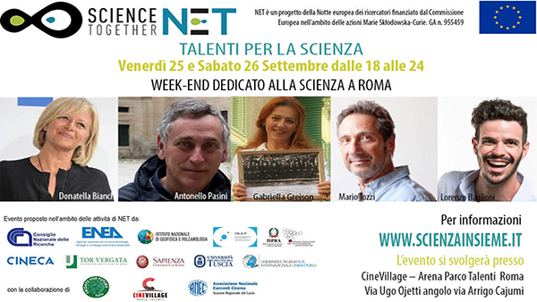 Torna 'Talenti per la Scienza'. Roma, 25-26 settembre 2020